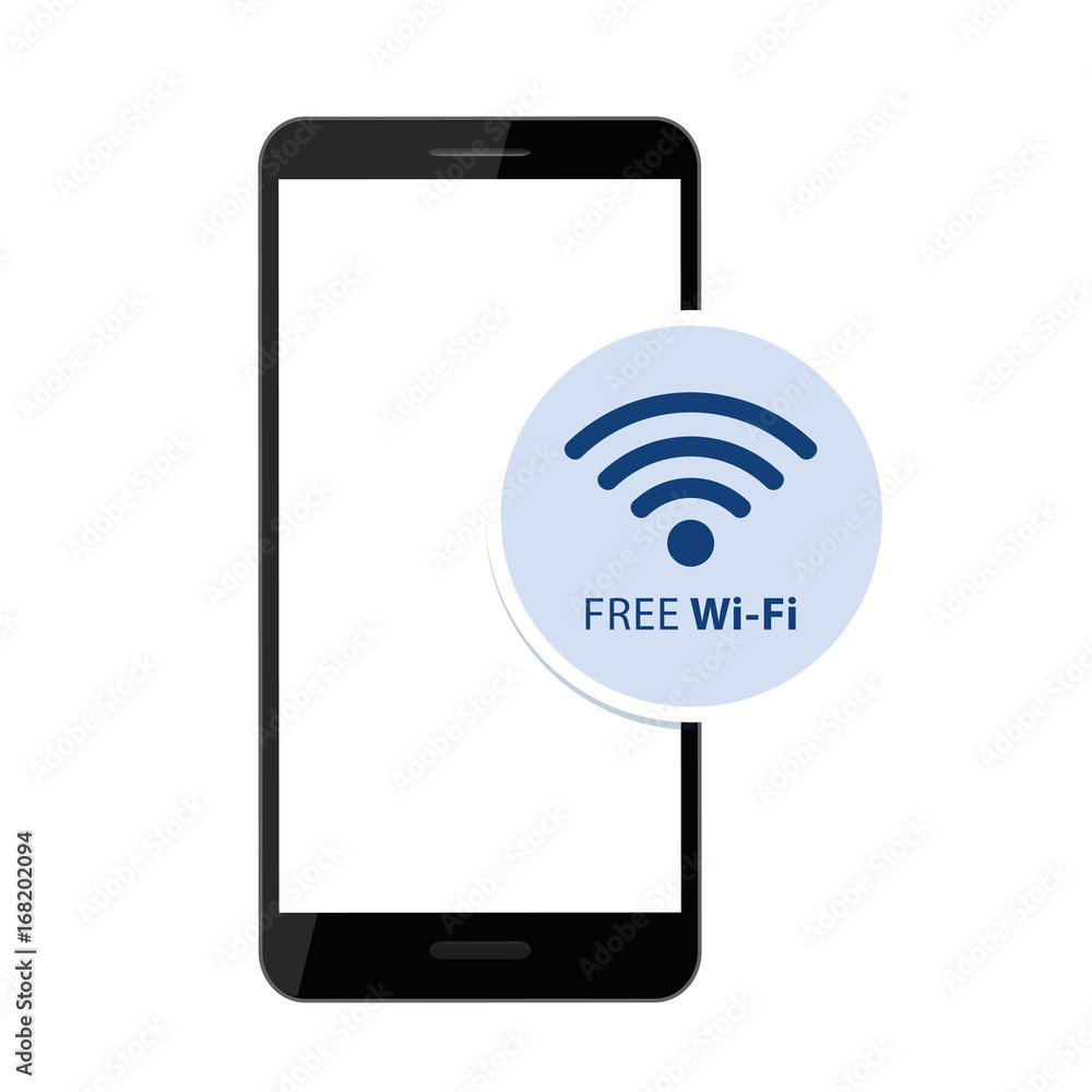 free wi-fi sticker am smartphone free wi-fi sticker am smartphone
