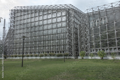 Building of the Palm House in Gliwice in Poland