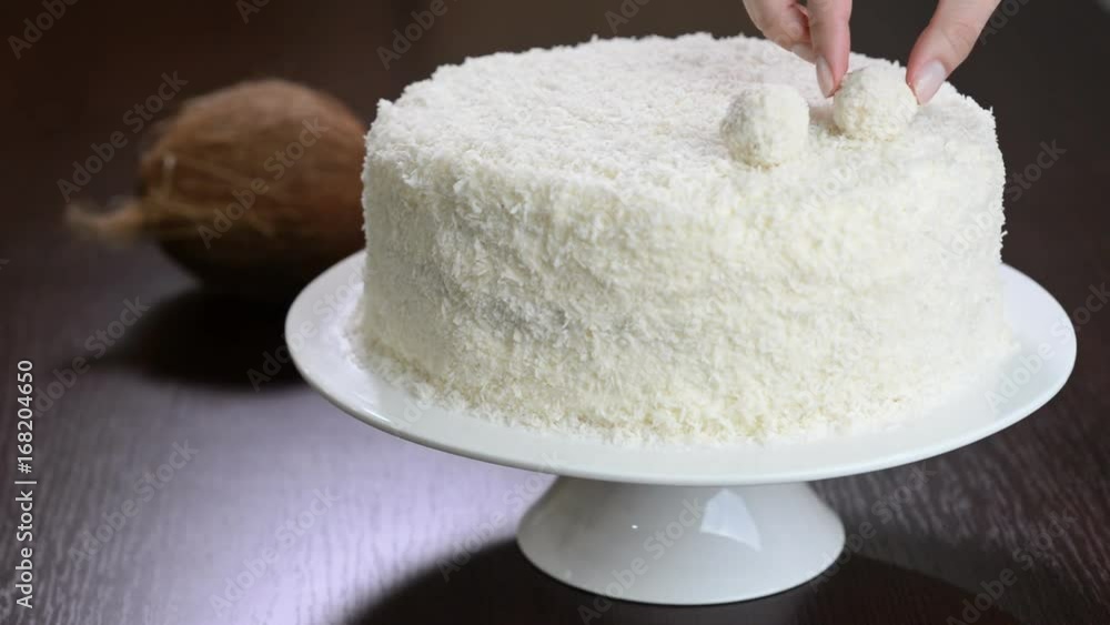 Decorate the cake Rafaello Decorate the cake Rafaello