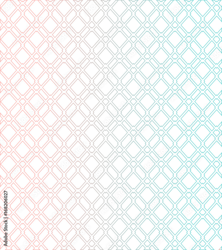 Fototapeta premium Bright seamless geometric pattern. Grating background. Grate, lattice