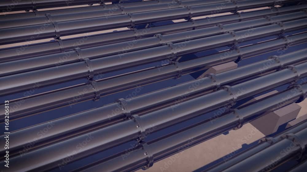 Pipeline transport is the transportation of goods or material through a pipe. Pipeline transport is the transportation of goods or material through a pipe.
