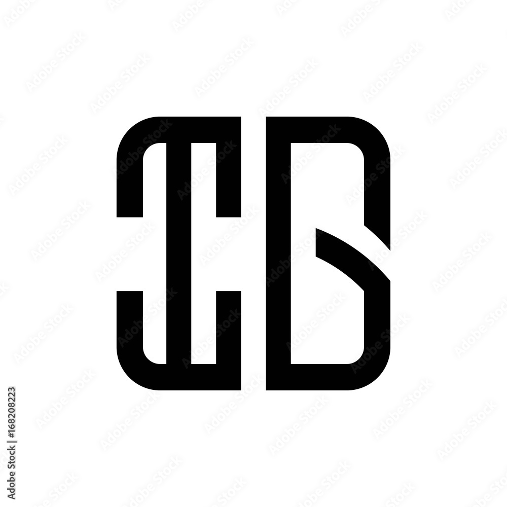 initial letters logo ig black monogram square rounded shape vector initial letters logo ig black monogram square rounded shape vector