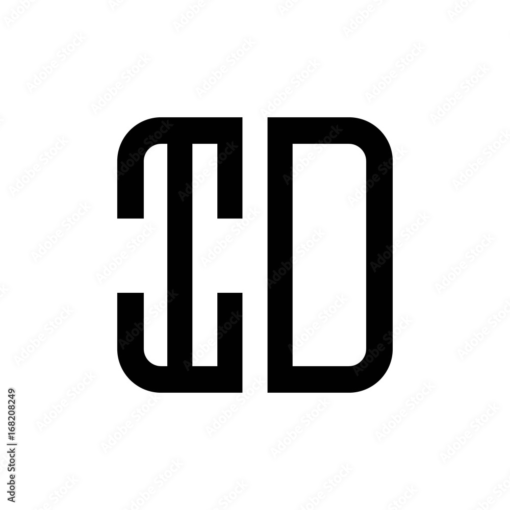 initial letters logo io black monogram square rounded shape vector initial letters logo io black monogram square rounded shape vector