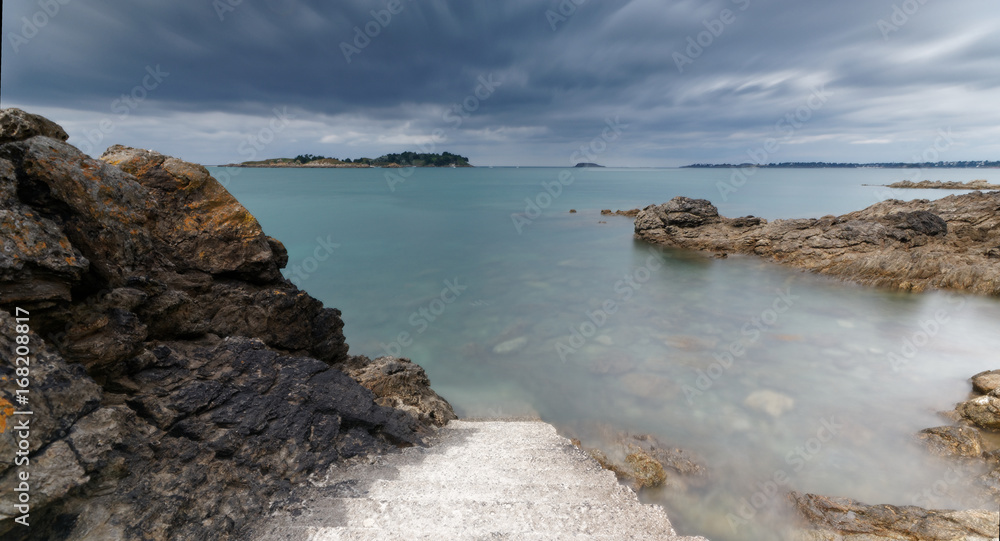 Stairs down to the Sea - Long Exposure Seascape