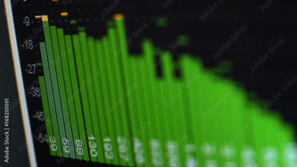 Audio Equalizer Bars Moving Audio Equalizer Bars Moving