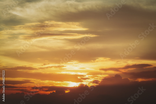 incredibly beautiful sunset, clouds at sunset, colorful sunset