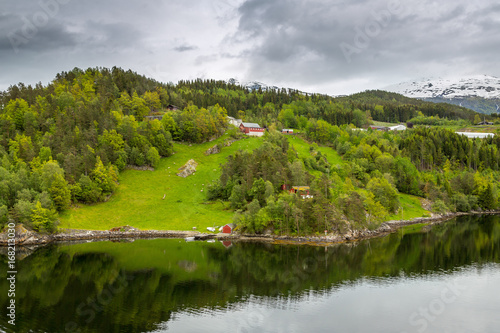 Exposure done in the Ulvik Fjord, Norway