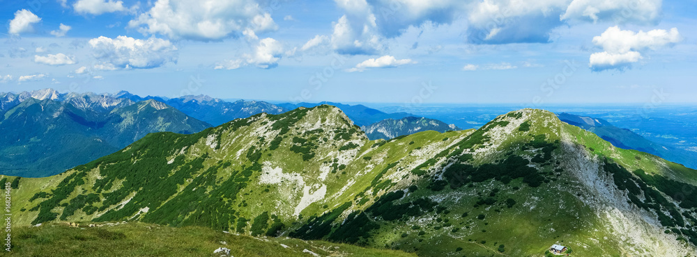 Panoramablick vom Krottenkopf