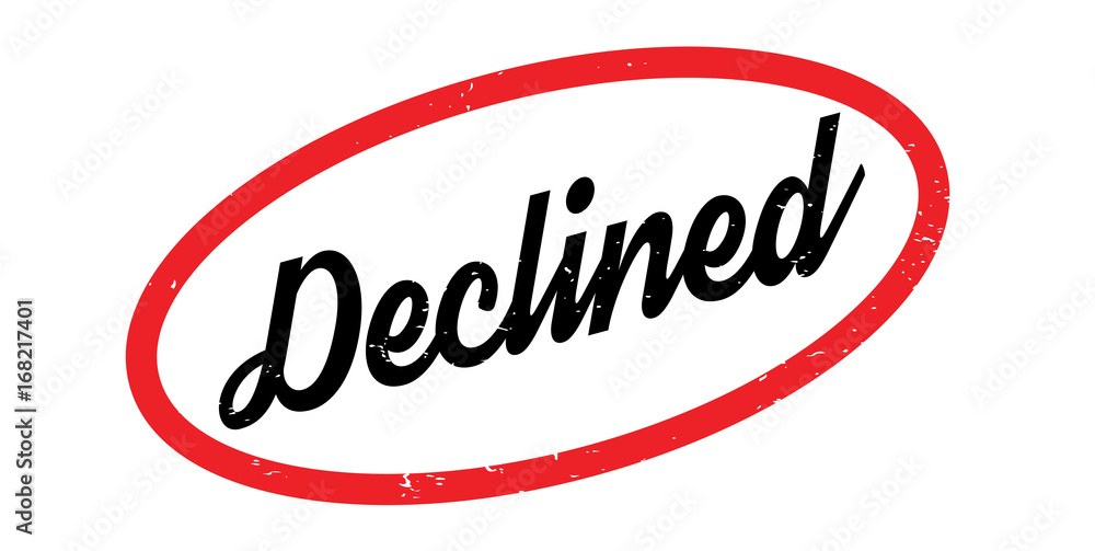 Declined rubber stamp. Grunge design with dust scratches. Effects can be easily removed for a clean, crisp look. Color is easily changed. Declined rubber stamp. Grunge design with dust scratches. Effects can be easily removed for a clean, crisp look. Color is easily changed.