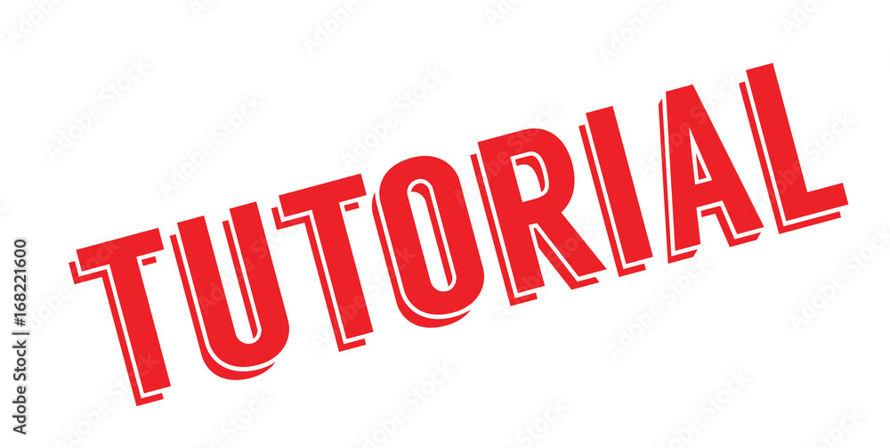 Tutorial rubber stamp. Grunge design with dust scratches. Effects can be easily removed for a clean, crisp look. Color is easily changed. Tutorial rubber stamp. Grunge design with dust scratches. Effects can be easily removed for a clean, crisp look. Color is easily changed.