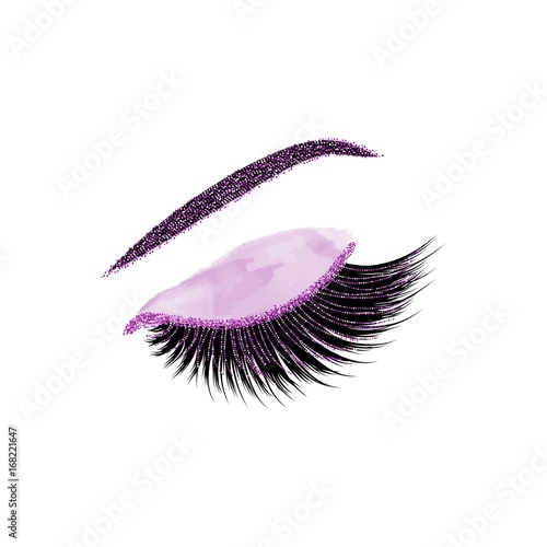 Lashes vector illustration