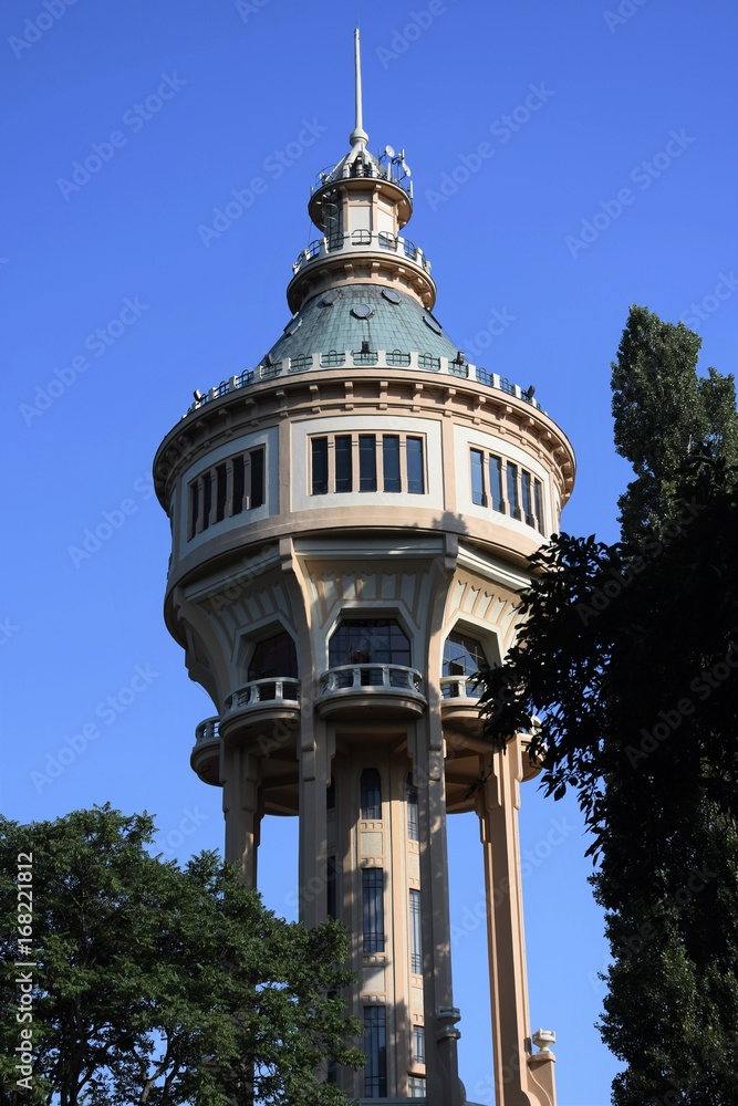 Art Nouveau Water Tower, Margaret Island, Budapest, Hungary