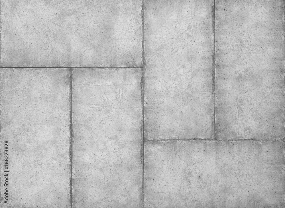 Fototapeta premium Gray abstract background, cement blocks, construction, tile