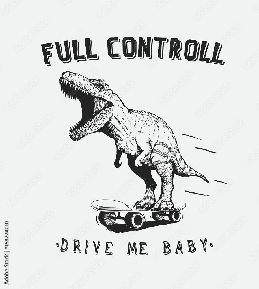 tyrannosaur rides on skateboard tyrannosaur rides on skateboard