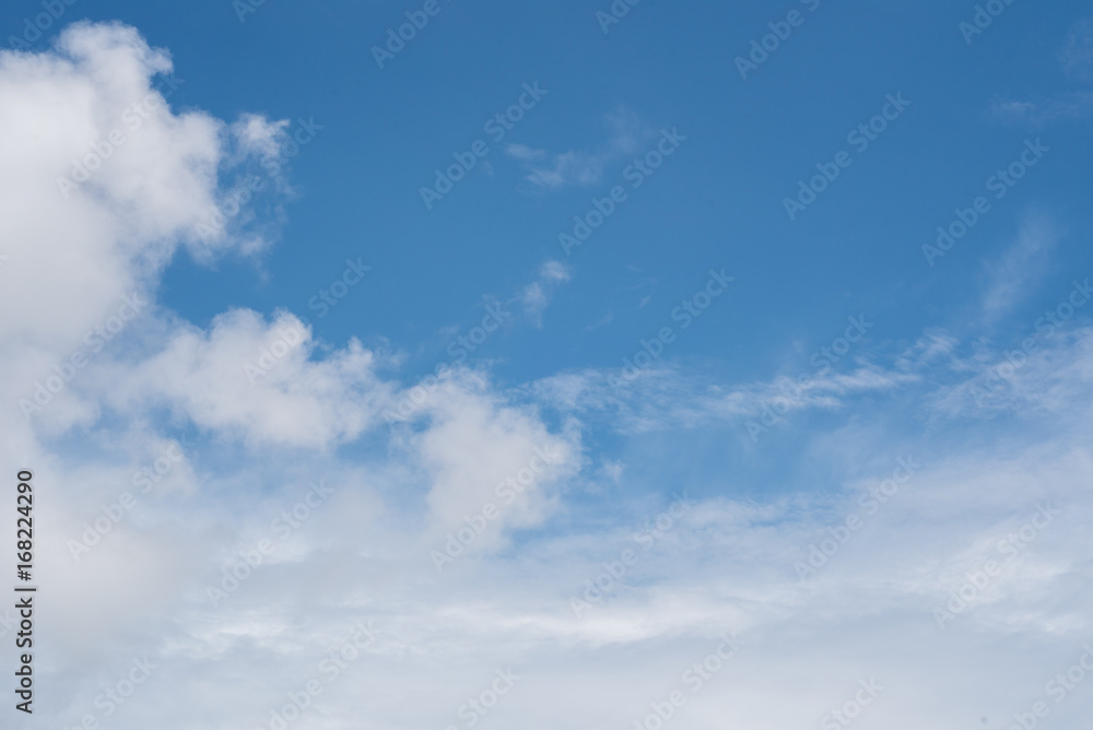 blue sky and cloud