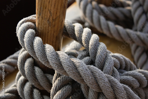Boat rope facture texture.