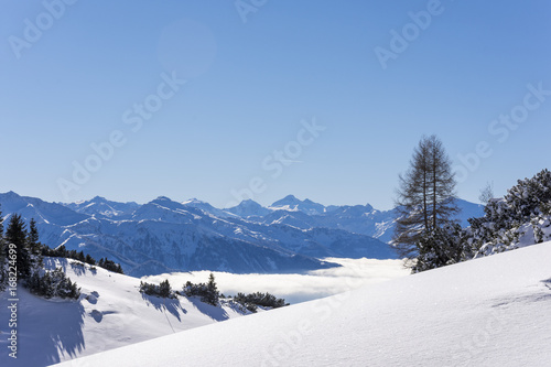 Alpen, Winter, Urlaub, Freizeit, Wandern, Schnee, Sonne © BerndVollmer
