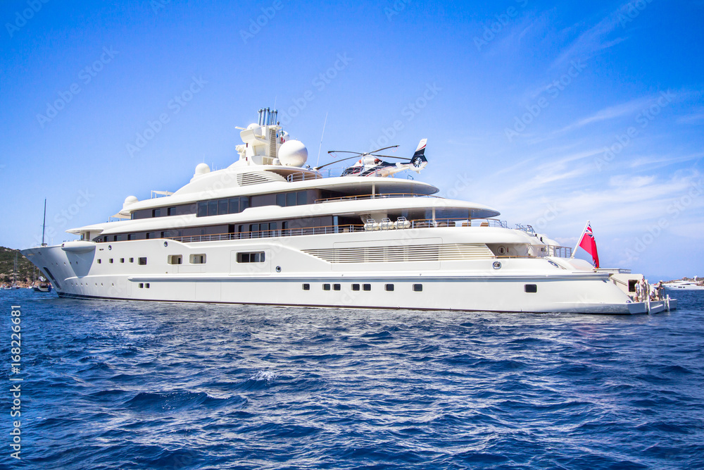 Luxury yacht in the sea Luxury yacht in the sea