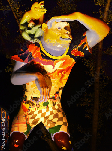 Montey near Emei Mountain