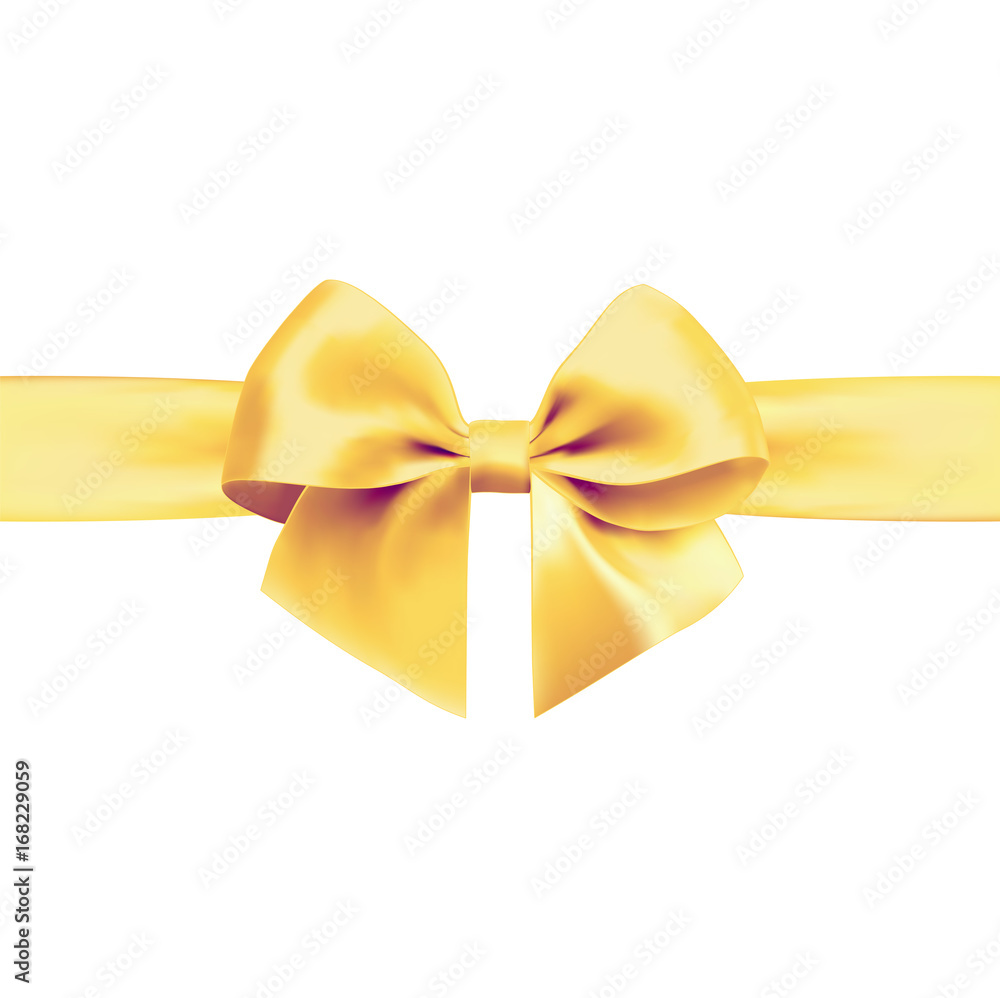 Bow with ribbon isolated on white background. Bow with ribbon isolated on white background.