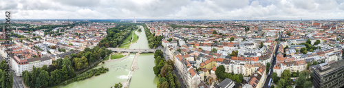 Photos Luftbild München an der Isar