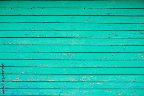 blue green wooden background