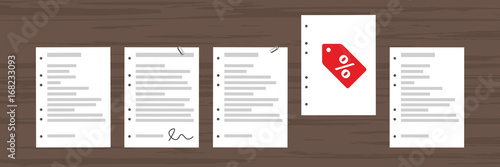 Hervorgehoben - Etikett