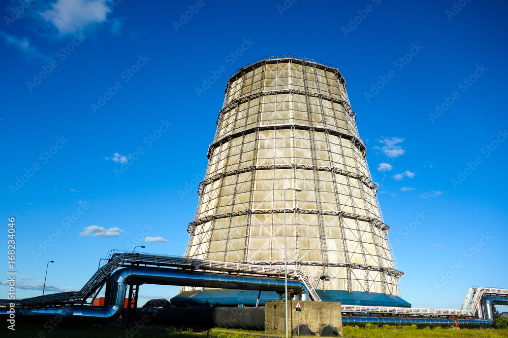 Water cooling tower for the electrical plant