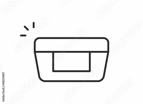 Cosmetic cream icon