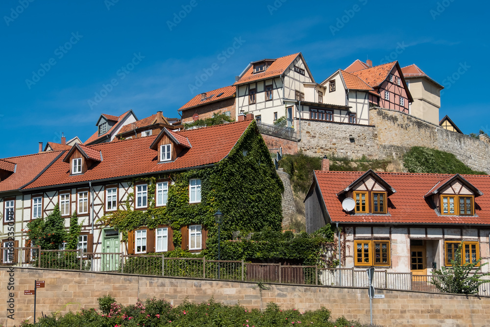 Blick auf den Münzenberg von Quedlinburg
