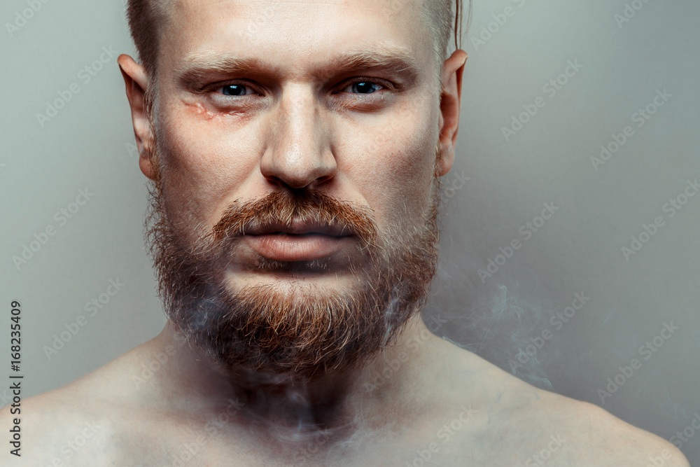 Young man with scarification on his face, Chad Stock Photo - Alamy