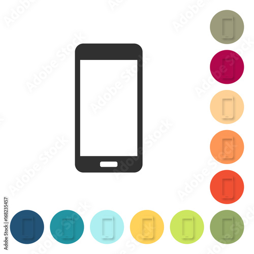 Farbige Buttons - Smartphone