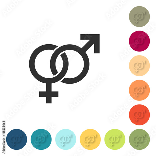 Farbige Buttons - Sexualität