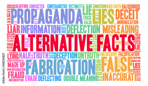Alternative Facts Word Cloud