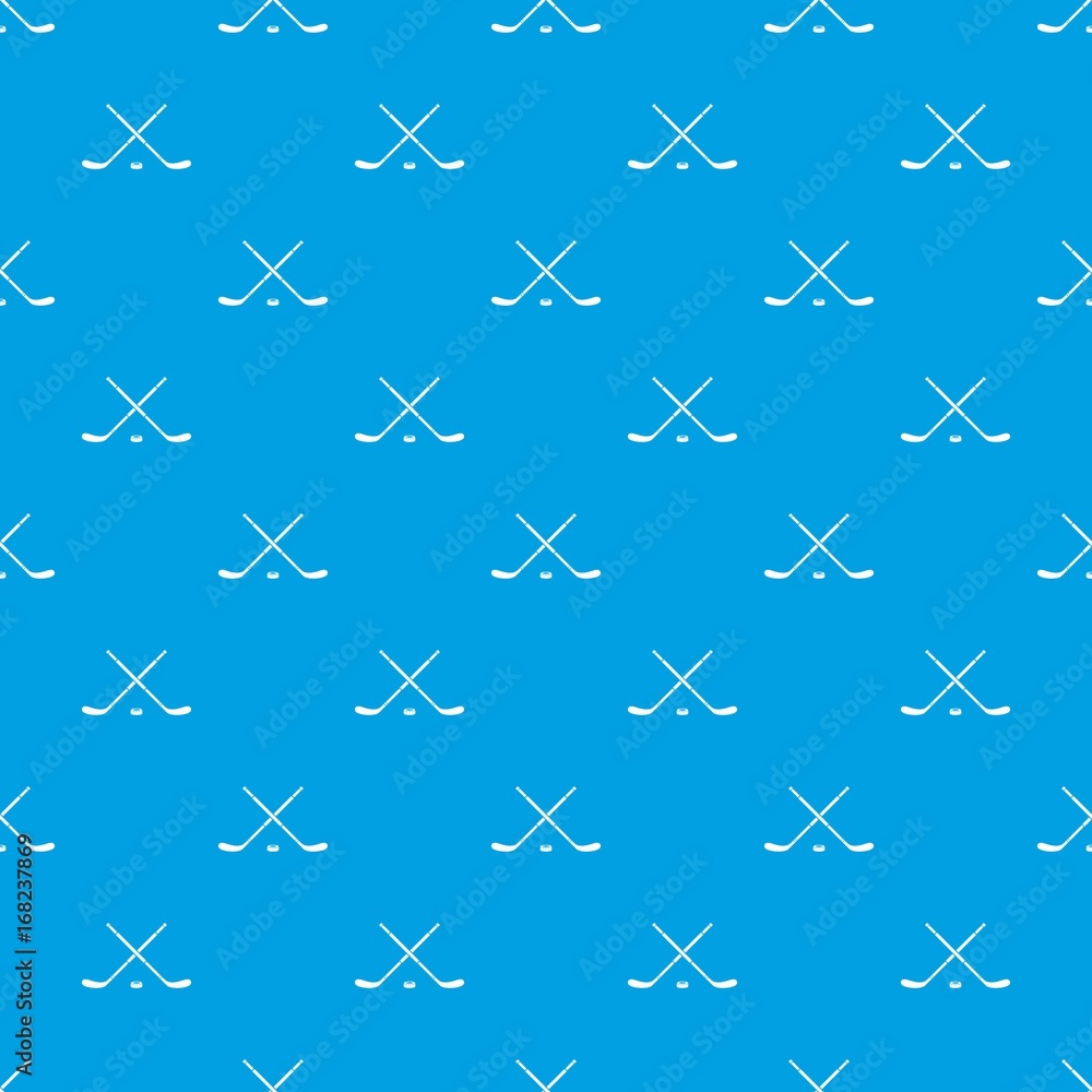 Hockey pattern seamless blue Hockey pattern seamless blue