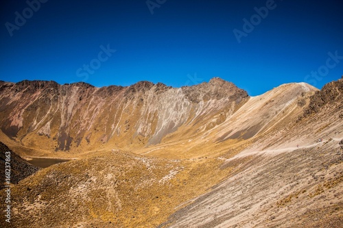 Isolated view from the top mountains at Nevado de toluca Mexico