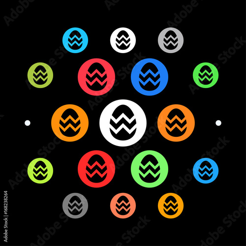 Modernes UI design - Osterei