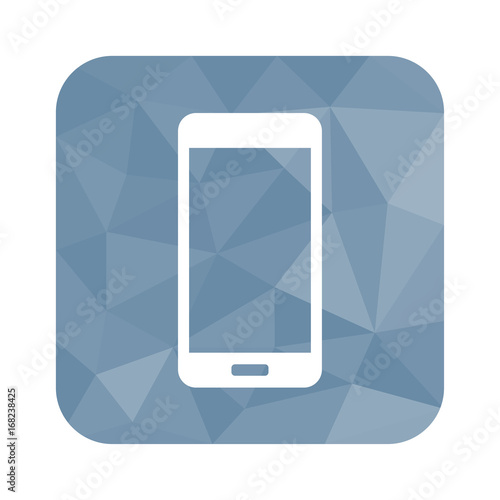Low Poly Button - Smartphone