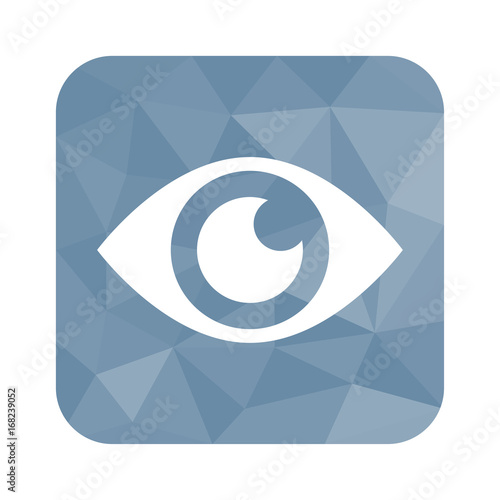 Low Poly Button - Auge