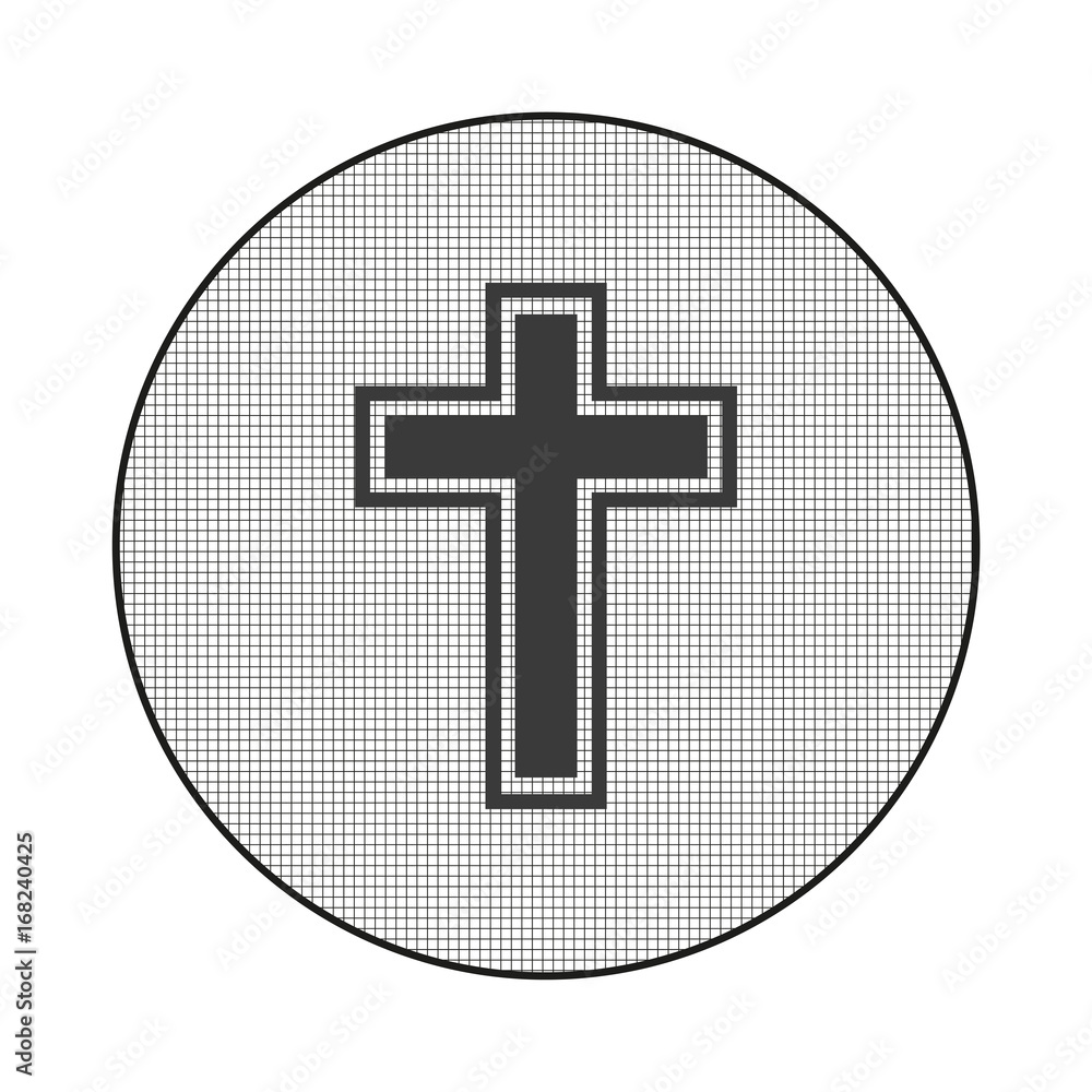 Gitter-Icon Kreuz mit Umrandung Gitter-Icon Kreuz mit Umrandung
