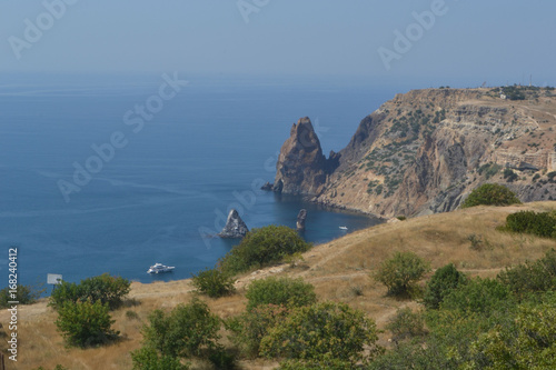 The black sea, landscape, Crimea,