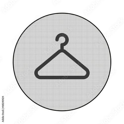 Gitter-Icon Kleiderbügel