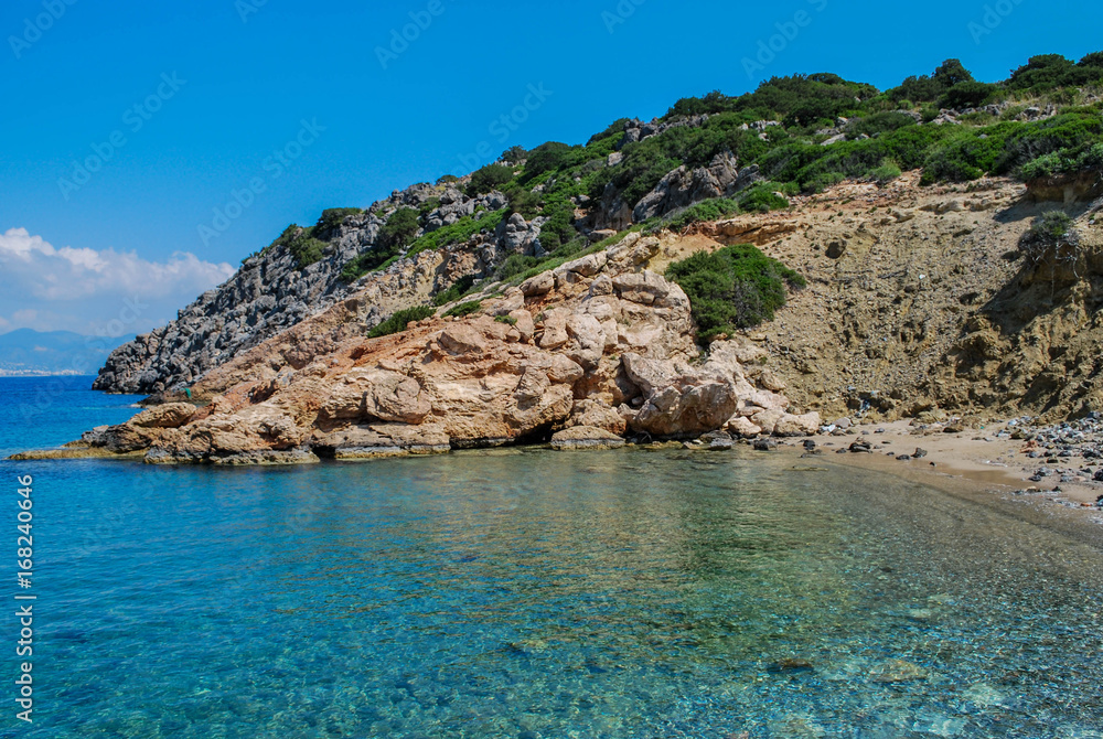 Griechische Felsenküste