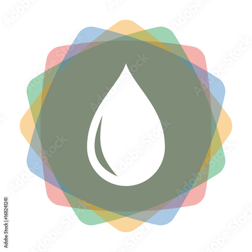 App Icon farbig Wassertropfen