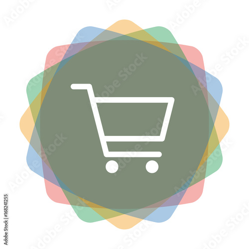 App Icon farbig Warenkorb