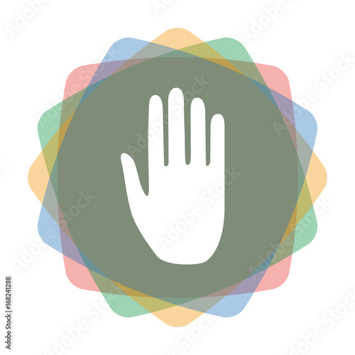 App Icon farbig Hand