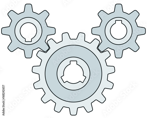 Gear wheel transmission