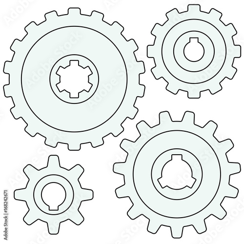 Gear wheel set