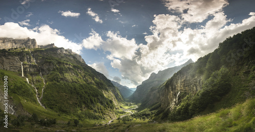 Canvastavla Samoens Sixt Fer à cheval