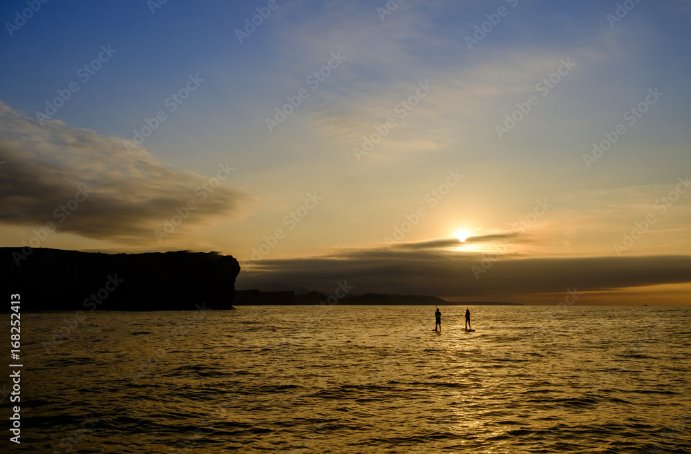 Paddle Surf Sunset